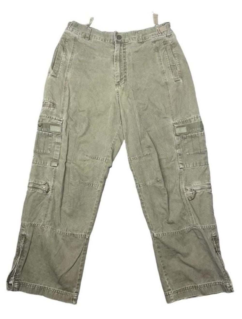 Old Navy Cargo Pants Mens 32x30 Brown Military Paratrooper Y2k